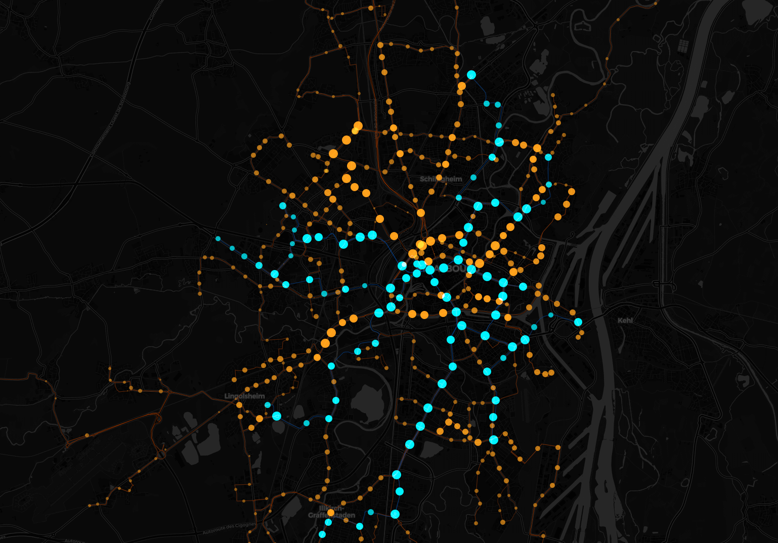 Webmapping Transport